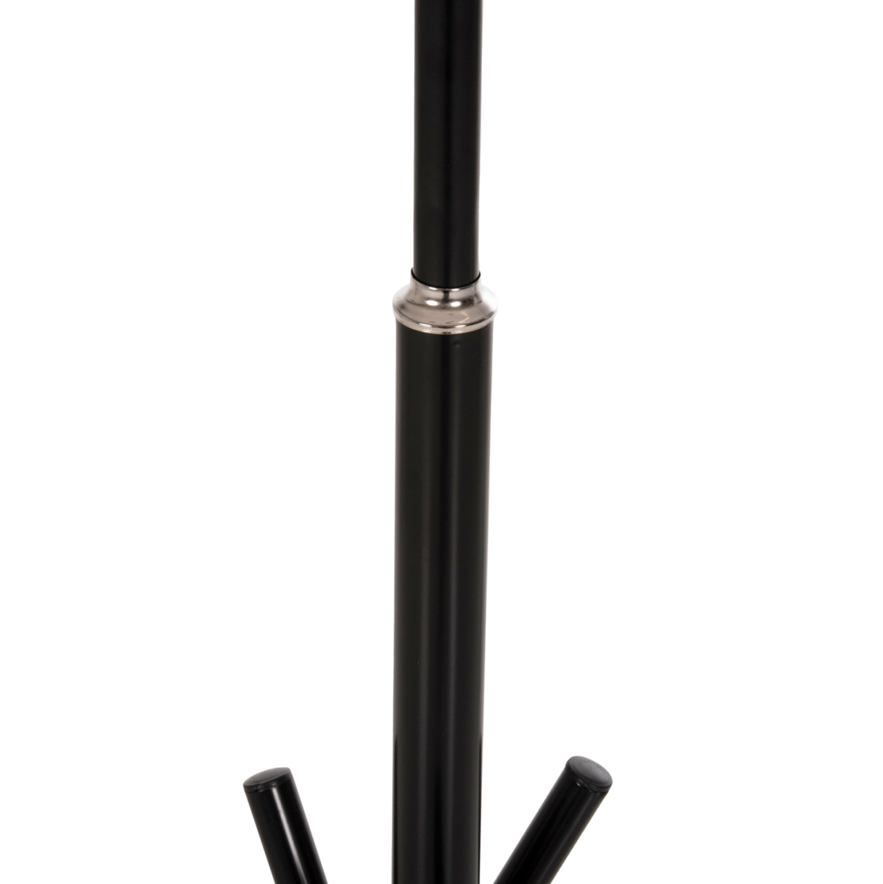 FLOOR STANDING HANGER HM9575.01 METALLIC IN BLACK COLOR-7 HANGING POSITIONS 41x41x176Hcm. [5]
