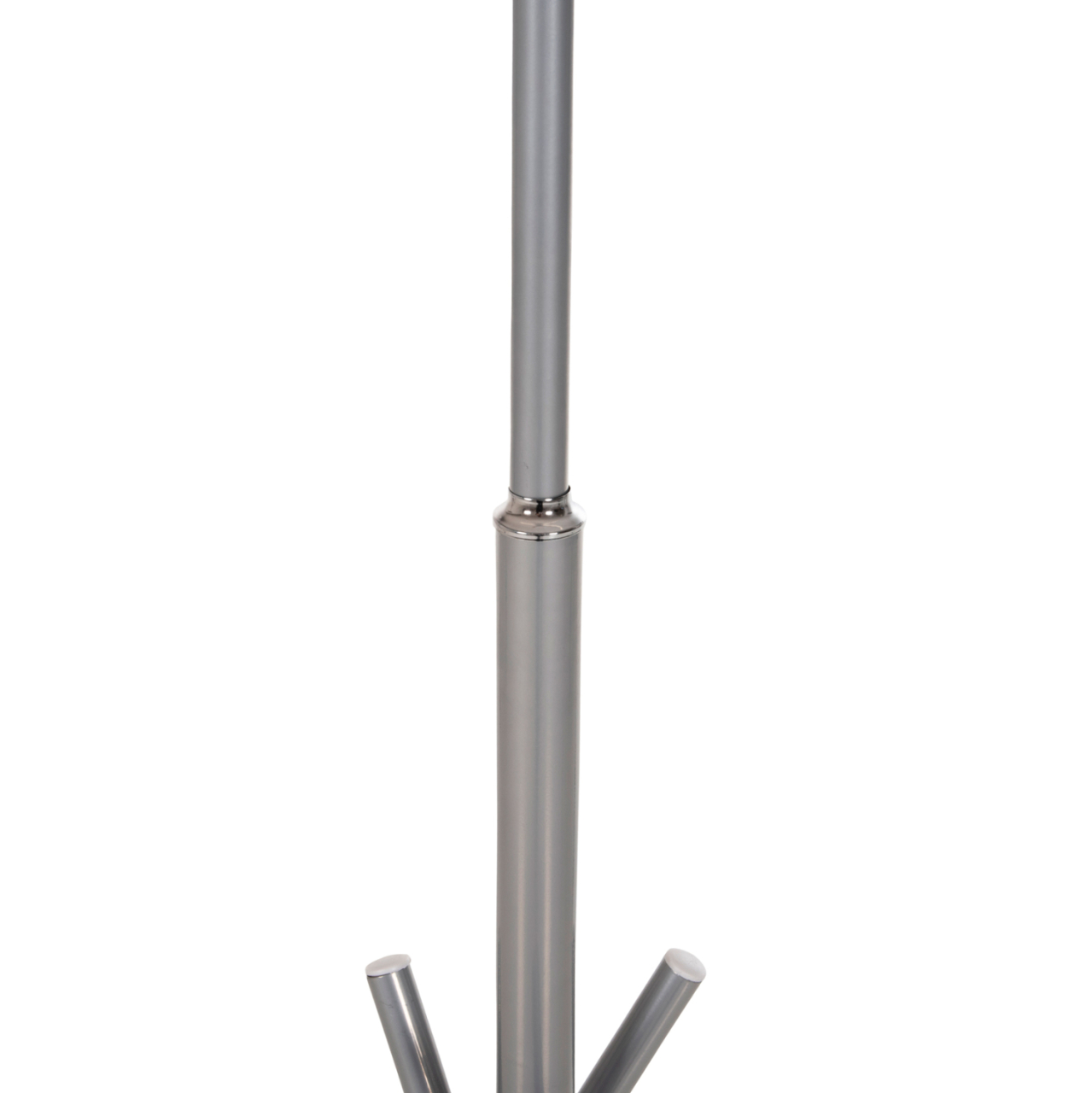 FLOOR STANDING HANGER HM9575.40 METALLIC IN SILVER COLOR-7 HANGING POSITIONS 41x41x176Hcm. [5]