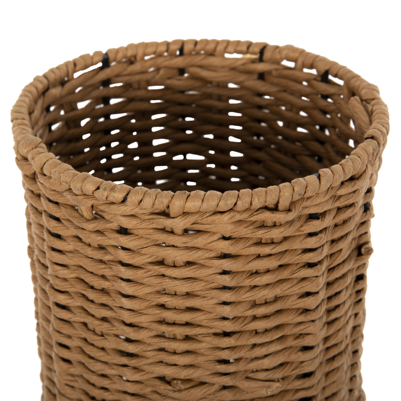 FLOOR STANDING LAMP HM4342 METAL-PAPER ROPE IN SAND BEIGE-BLACK Φ20Χ120Hcm. [3]