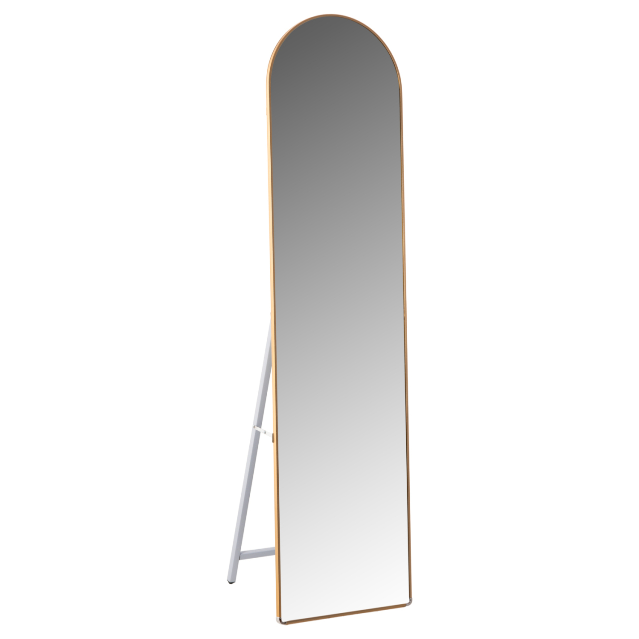 FLOOR STANDING MIRROR JOELY HM9578.30 ALUMINUM FRAME IN GOLD COLOR 40x31x160Hcm. [1]