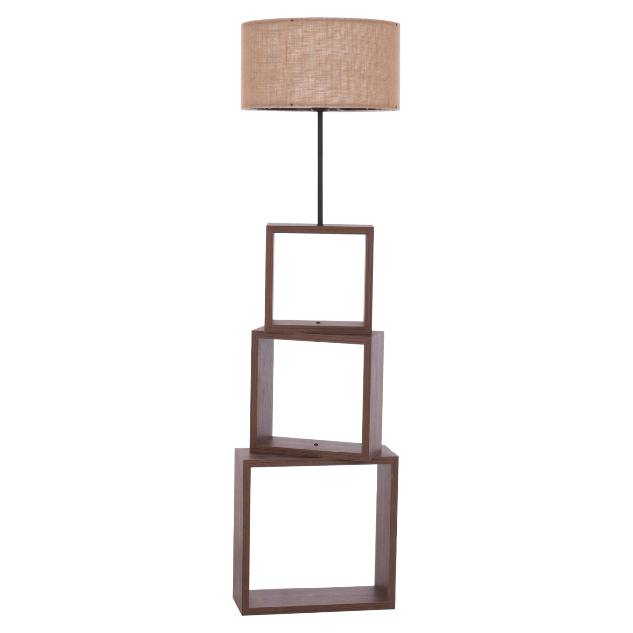 Floot Lamp MDF Walnut Brown HM7608.01 D38x140 cm. [3]