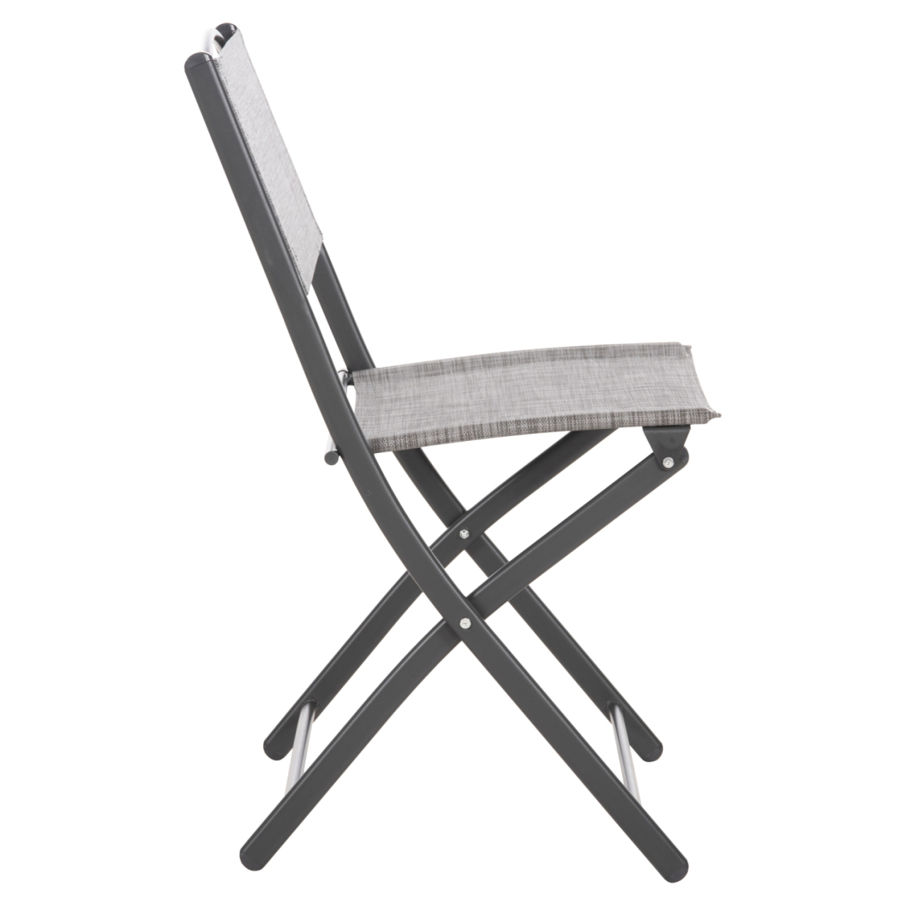 FOLDABLE OUTDOOR CHAIR MAG HM5971.01 GREY METAL-GREY TEXTILENE 45x51x81Hcm. [4]