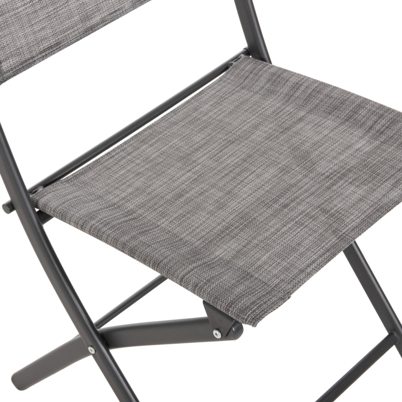 FOLDABLE OUTDOOR CHAIR MAG HM5971.01 GREY METAL-GREY TEXTILENE 45x51x81Hcm. [8]