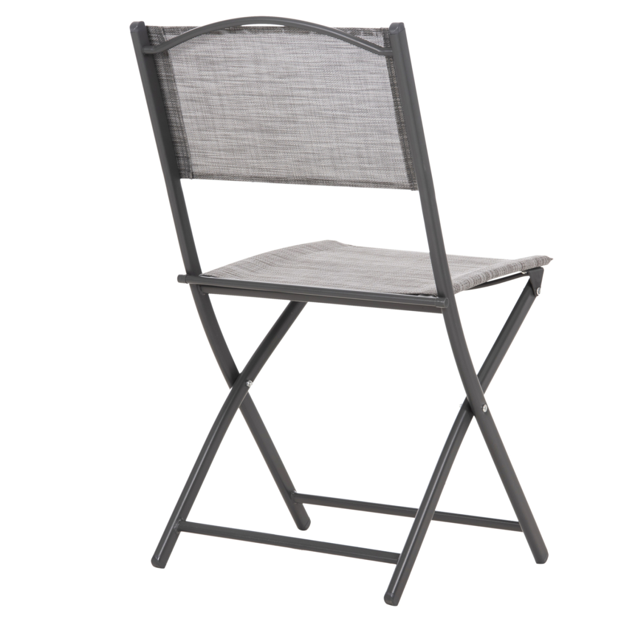 FOLDABLE OUTDOOR CHAIR MAG HM5971.01 GREY METAL-GREY TEXTILENE 45x51x81Hcm. [5]