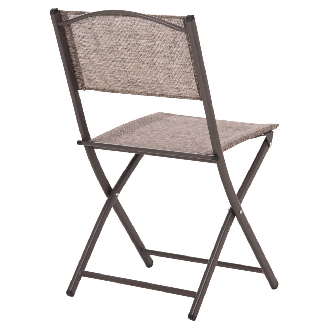FOLDABLE OUTDOOR CHAIR MAG HM5971.02 BROWN METAL-BROWN TEXTILENE 45x51x81Hcm. [5]