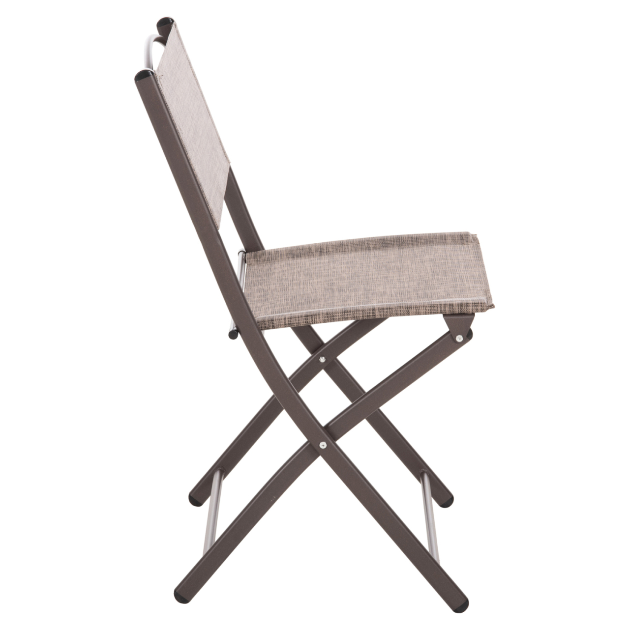 FOLDABLE OUTDOOR CHAIR MAG HM5971.02 BROWN METAL-BROWN TEXTILENE 45x51x81Hcm. [4]