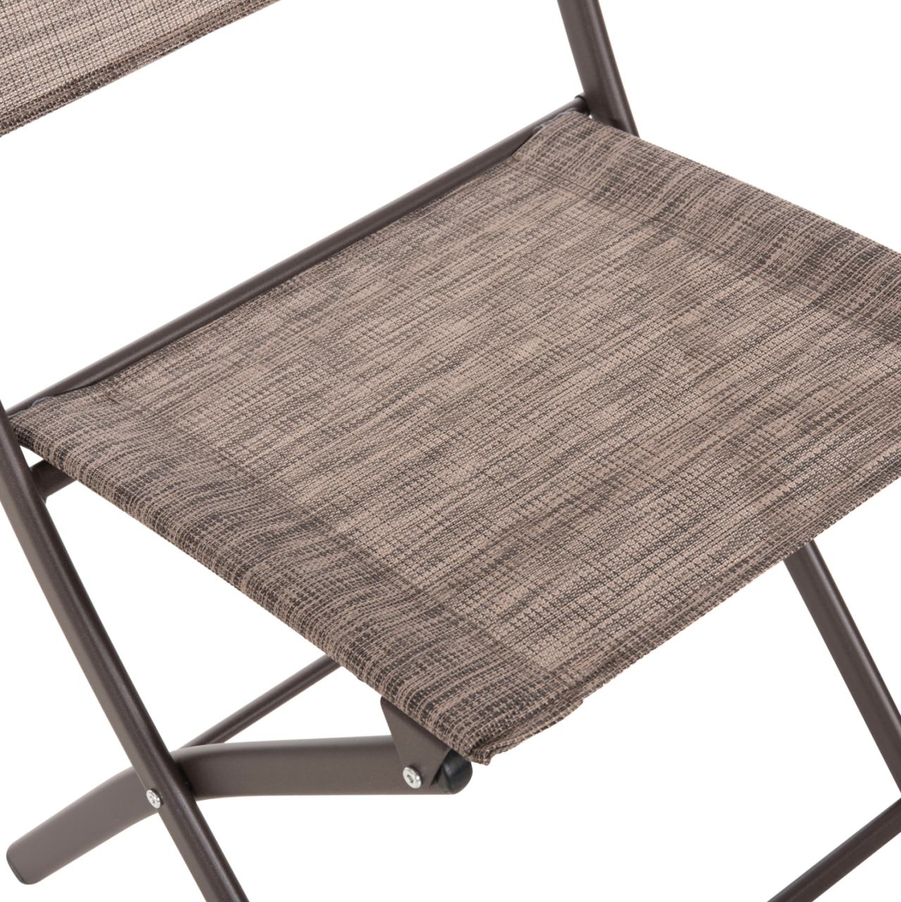 FOLDABLE OUTDOOR CHAIR MAG HM5971.02 BROWN METAL-BROWN TEXTILENE 45x51x81Hcm. [8]