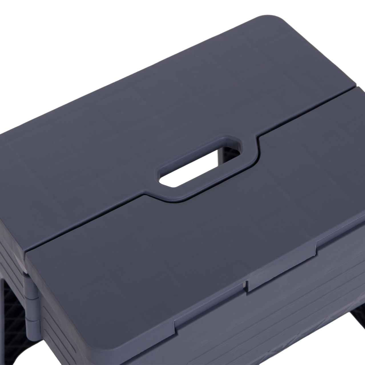 FOLDABLE POLYPROPYLENE STOOL SOLIS HM18392.01 GREY 30x25x30Hcm. [6]