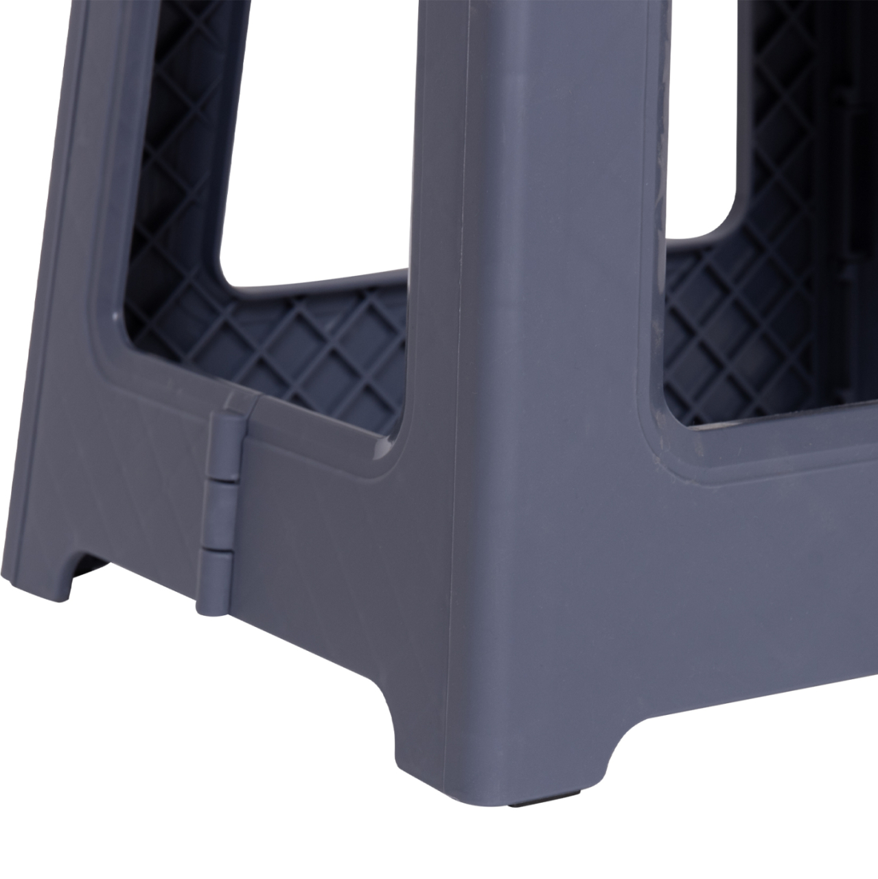 FOLDABLE POLYPROPYLENE STOOL SOLIS HM18392.01 GREY 30x25x30Hcm. [9]
