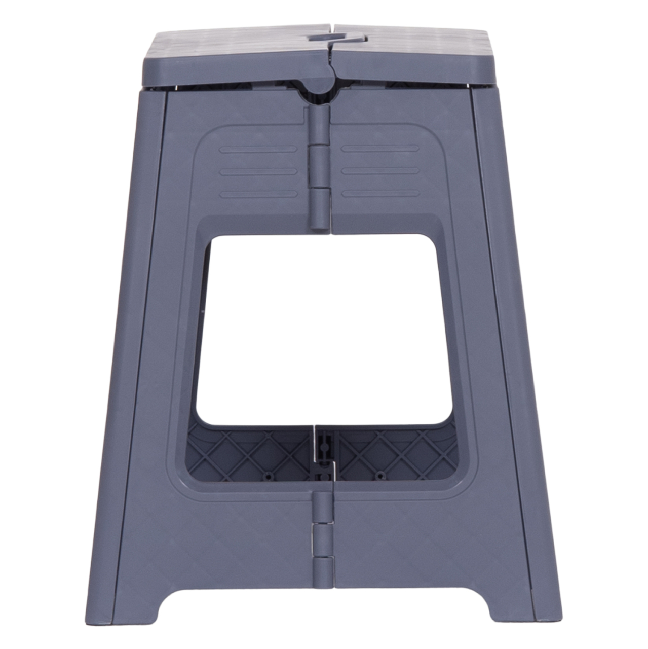 FOLDABLE POLYPROPYLENE STOOL SOLIS HM18392.01 GREY 30x25x30Hcm. [4]