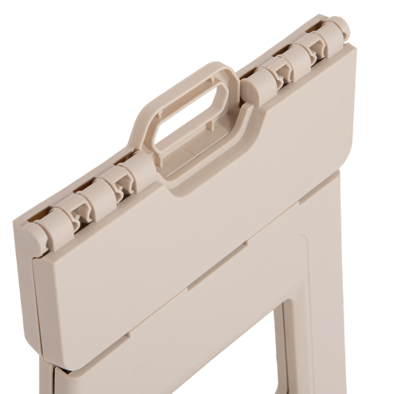 FOLDABLE POLYPROPYLENE STOOL SOLIS HM18392.02 CREAM WHITE 30x25x30Hcm. [9]