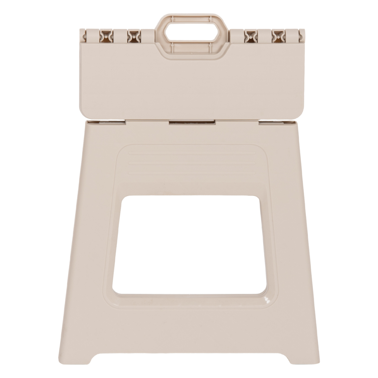 FOLDABLE POLYPROPYLENE STOOL SOLIS HM18392.02 CREAM WHITE 30x25x30Hcm. [5]