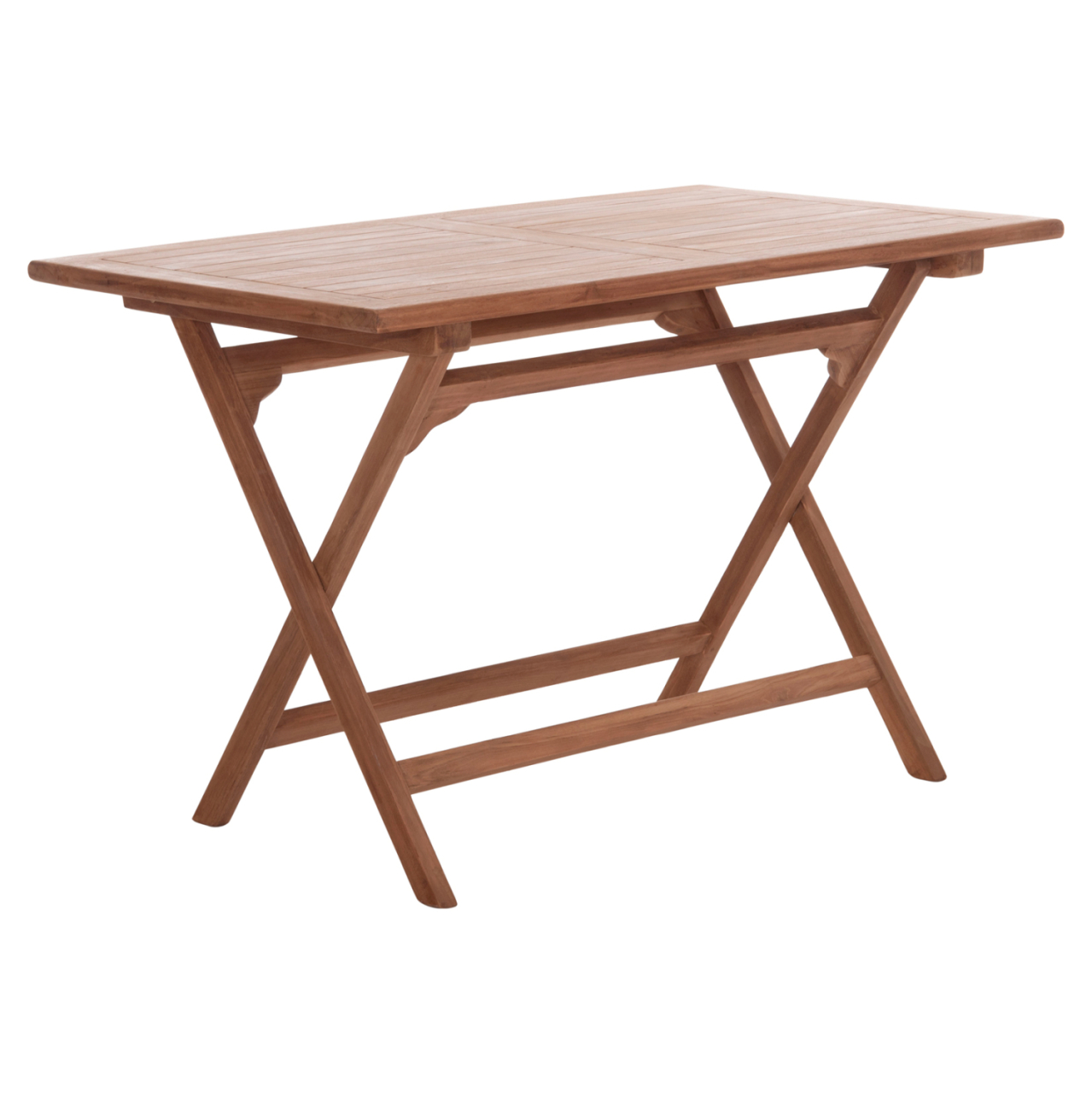 FOLDABLE RECTANGULAR TABLE ERIS HM18117 TEAK WOOD--NATURAL COLOR 120x70x76Hcm. [4]