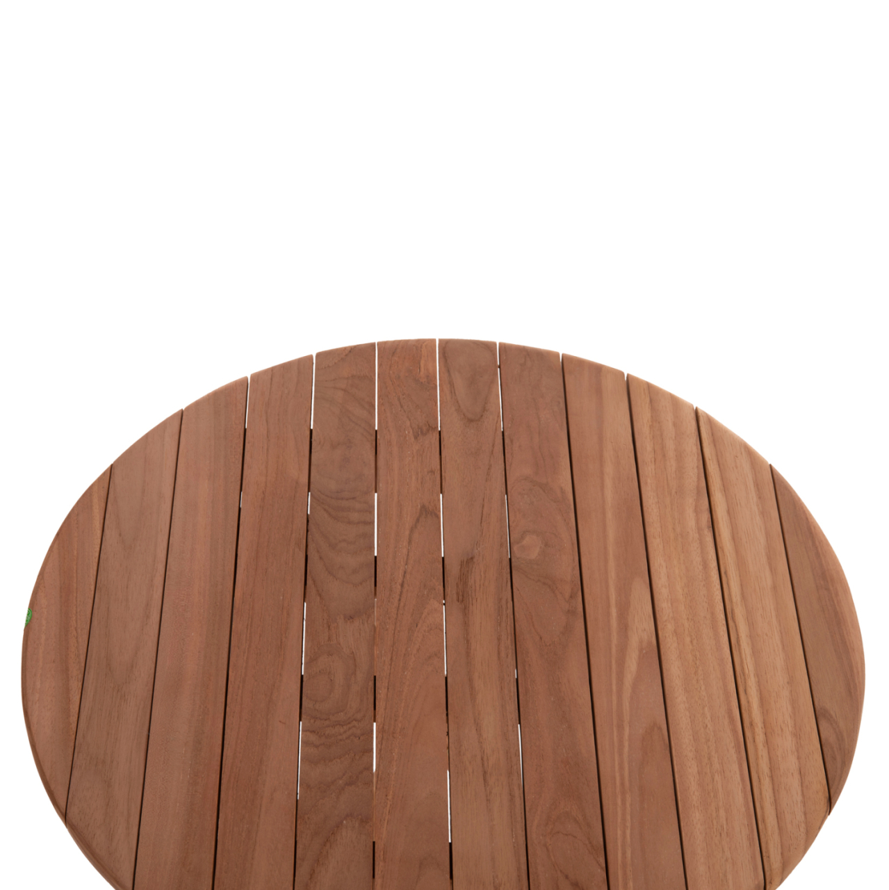FOLDABLE ROUND TABLE HEIDEL HM18120 TEAK WOOD--NATURAL COLOR Φ60x75Hcm. [7]