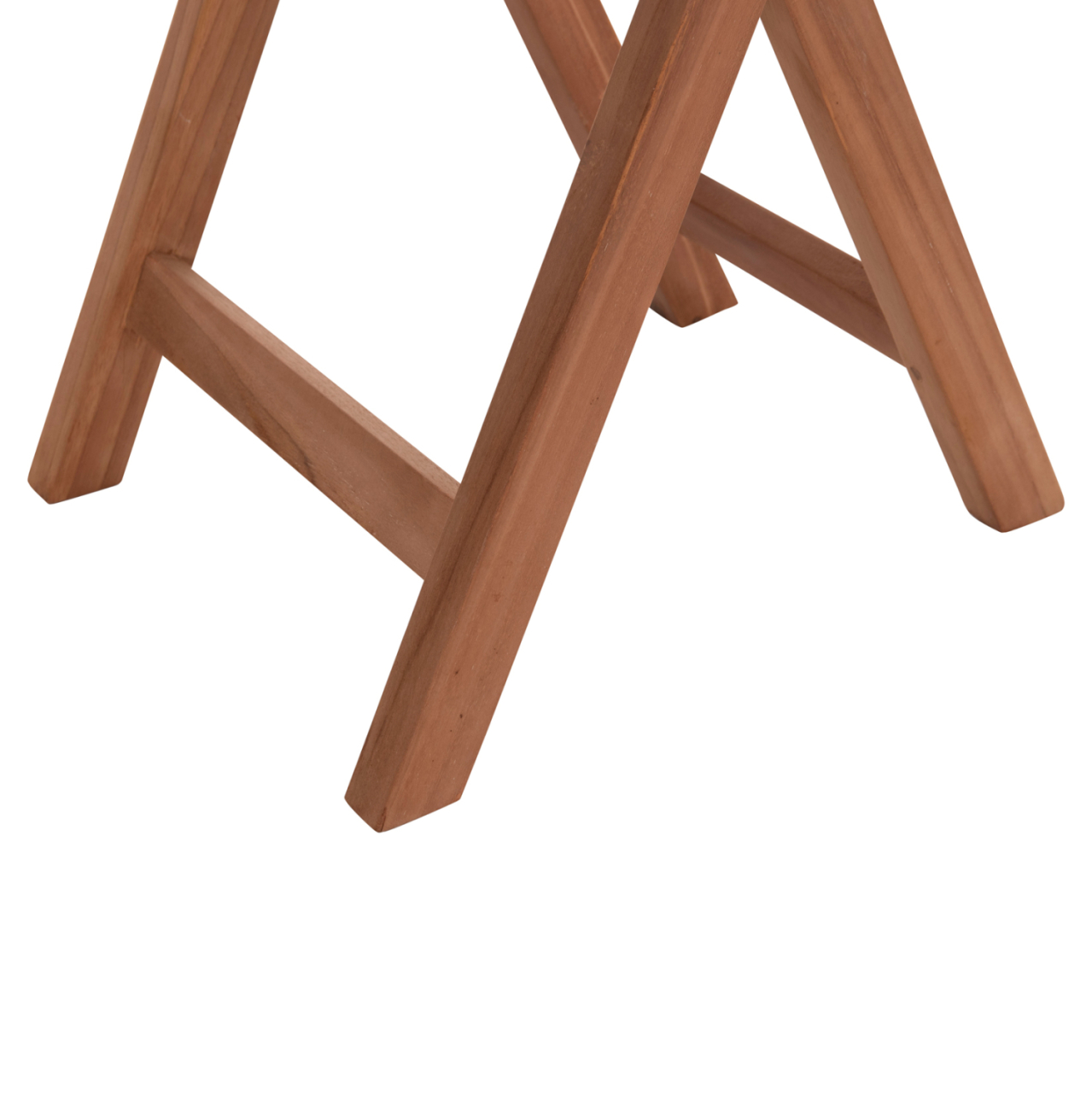 FOLDABLE ROUND TABLE HEIDEL HM18120 TEAK WOOD--NATURAL COLOR Φ60x75Hcm. [9]