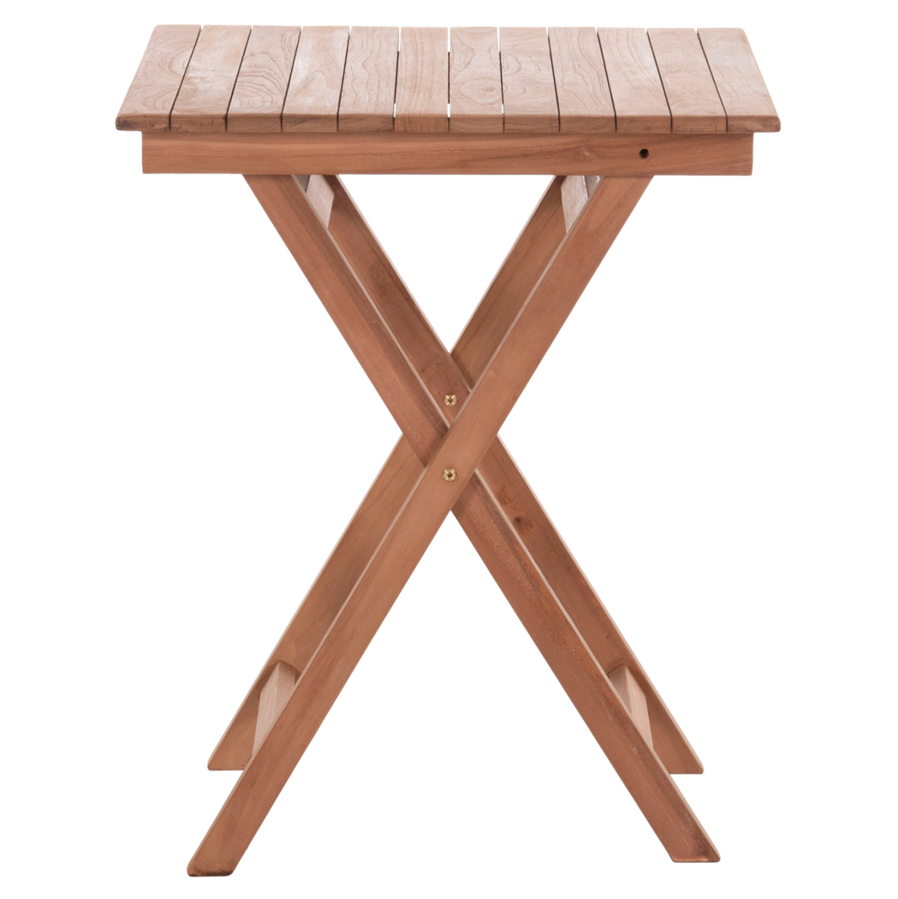 FOLDABLE SQUARE TABLE HEIDEL HM18121 TEAK WOOD--NATURAL COLOR 60x60x75Hcm. [3]