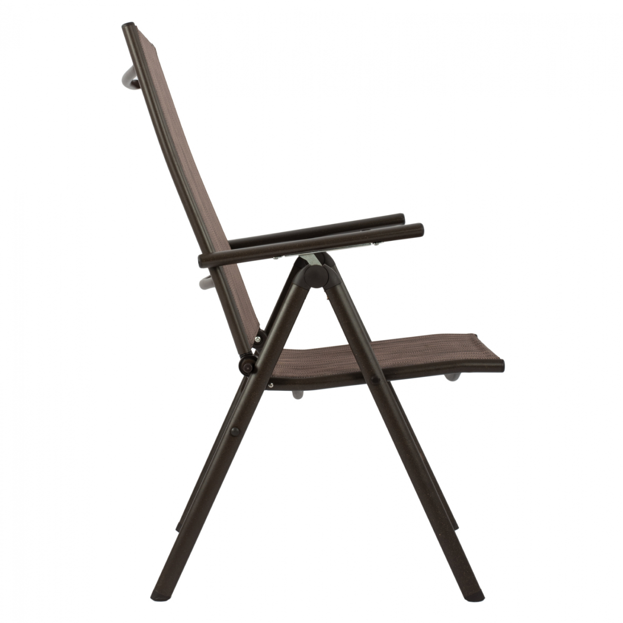 Folding Armchair 7 seats Metallic Brown with brown textline HM5700.02 55x70x103 cm. [3]
