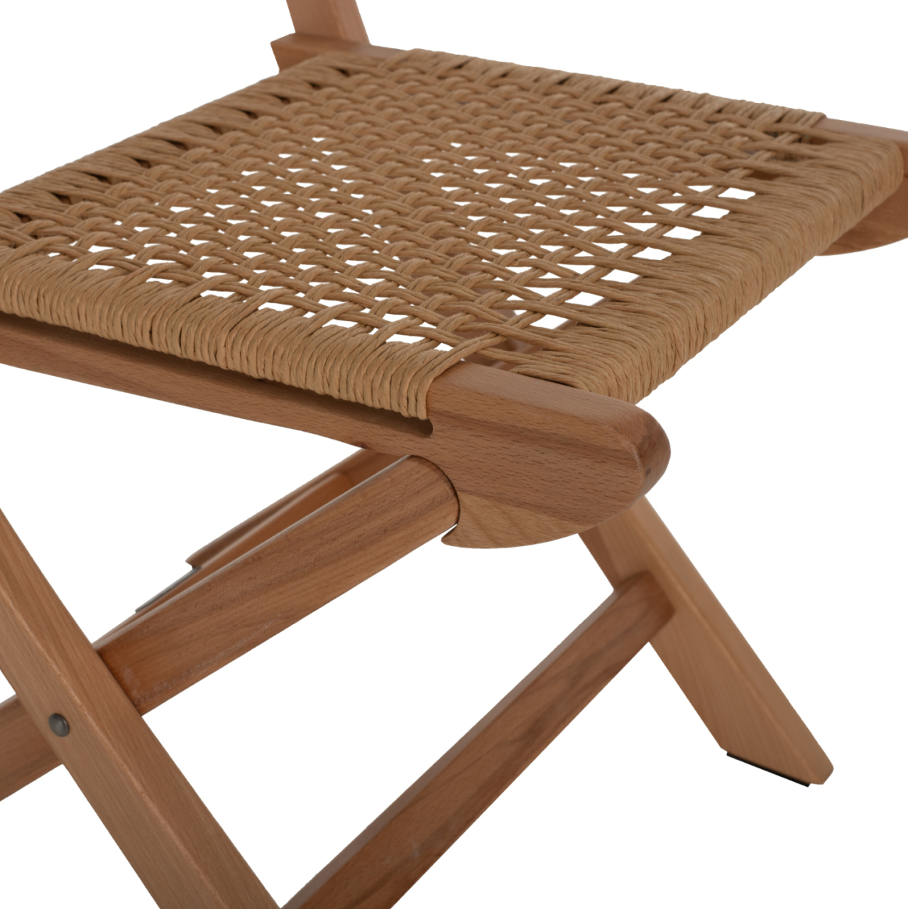 FOLDING CHAIR MADE OF BEECH WOOD AND ROPE IN NATURAL 47X58X84Hcm.HM9411.01 [8]