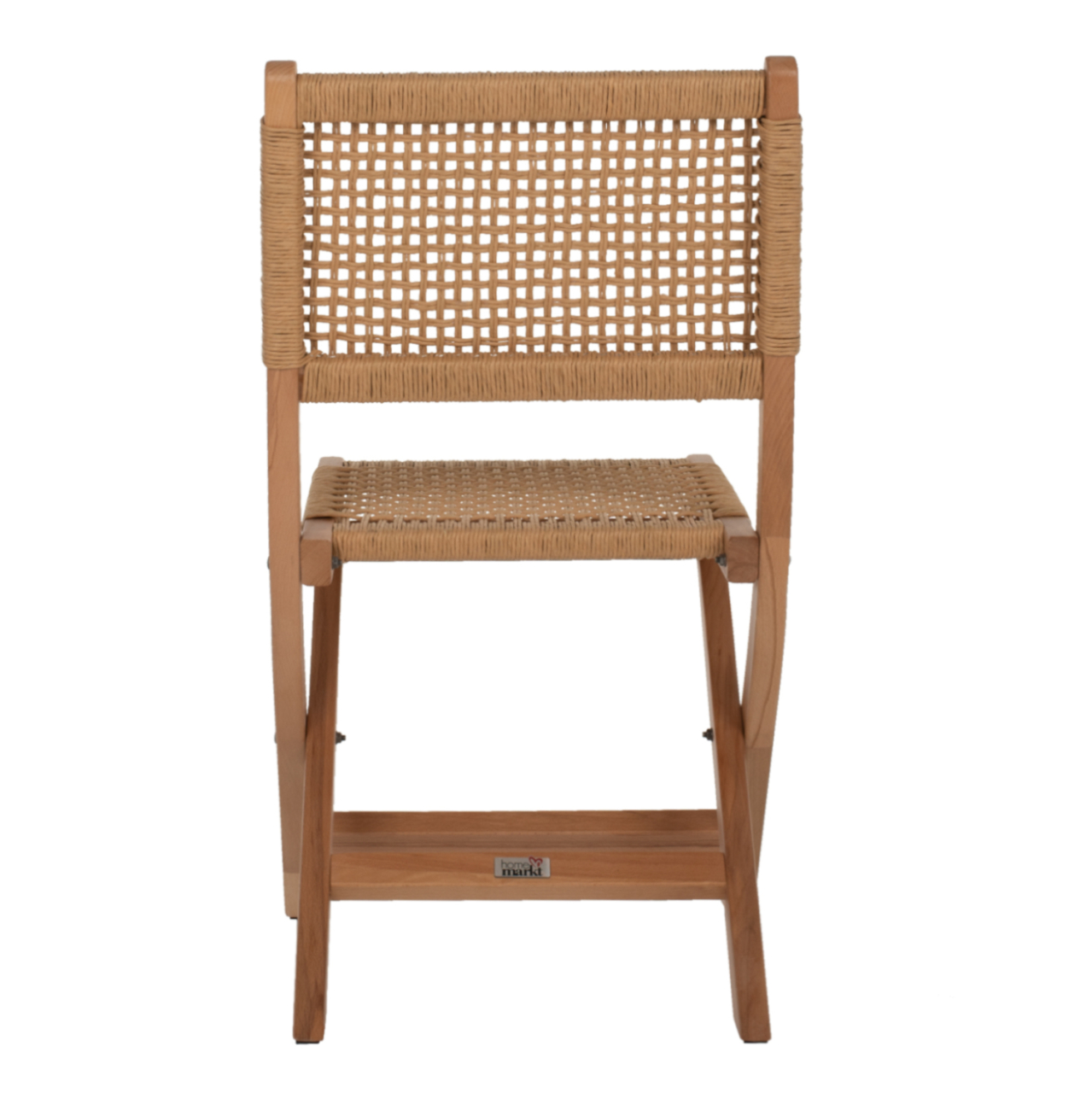 FOLDING CHAIR MADE OF BEECH WOOD AND ROPE IN NATURAL 47X58X84Hcm.HM9411.01 [6]