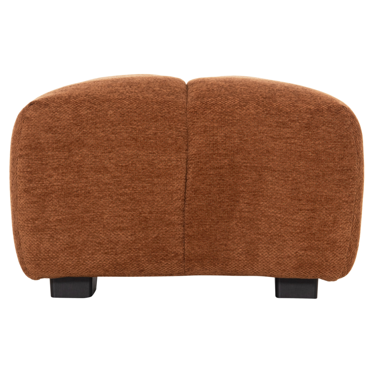 FOOT STOOL COVEN HM3342.02 BRICK RED FABRIC 100x65x37Hcm. [6]
