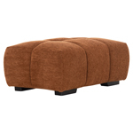 FOOT STOOL COVEN HM3342.02 BRICK RED FABRIC 100x65x37Hcm. [5]