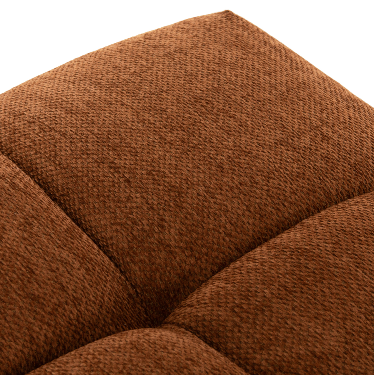 FOOT STOOL COVEN HM3342.02 BRICK RED FABRIC 100x65x37Hcm. [7]