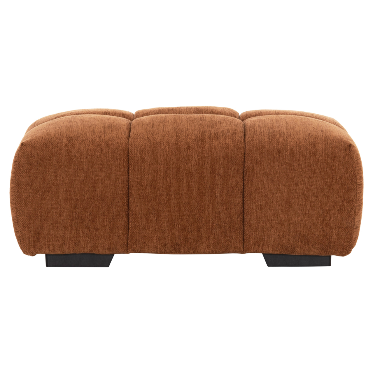 FOOT STOOL COVEN HM3342.02 BRICK RED FABRIC 100x65x37Hcm. [3]