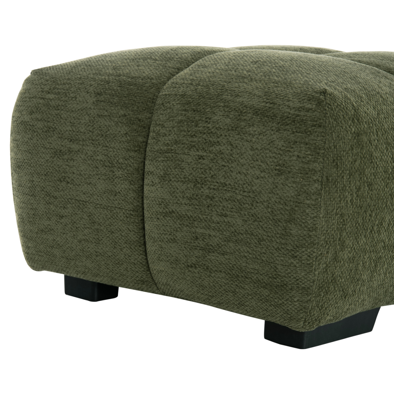 FOOT STOOL COVEN HM3342.04 GREEN FABRIC 100x65x37Hcm. [10]