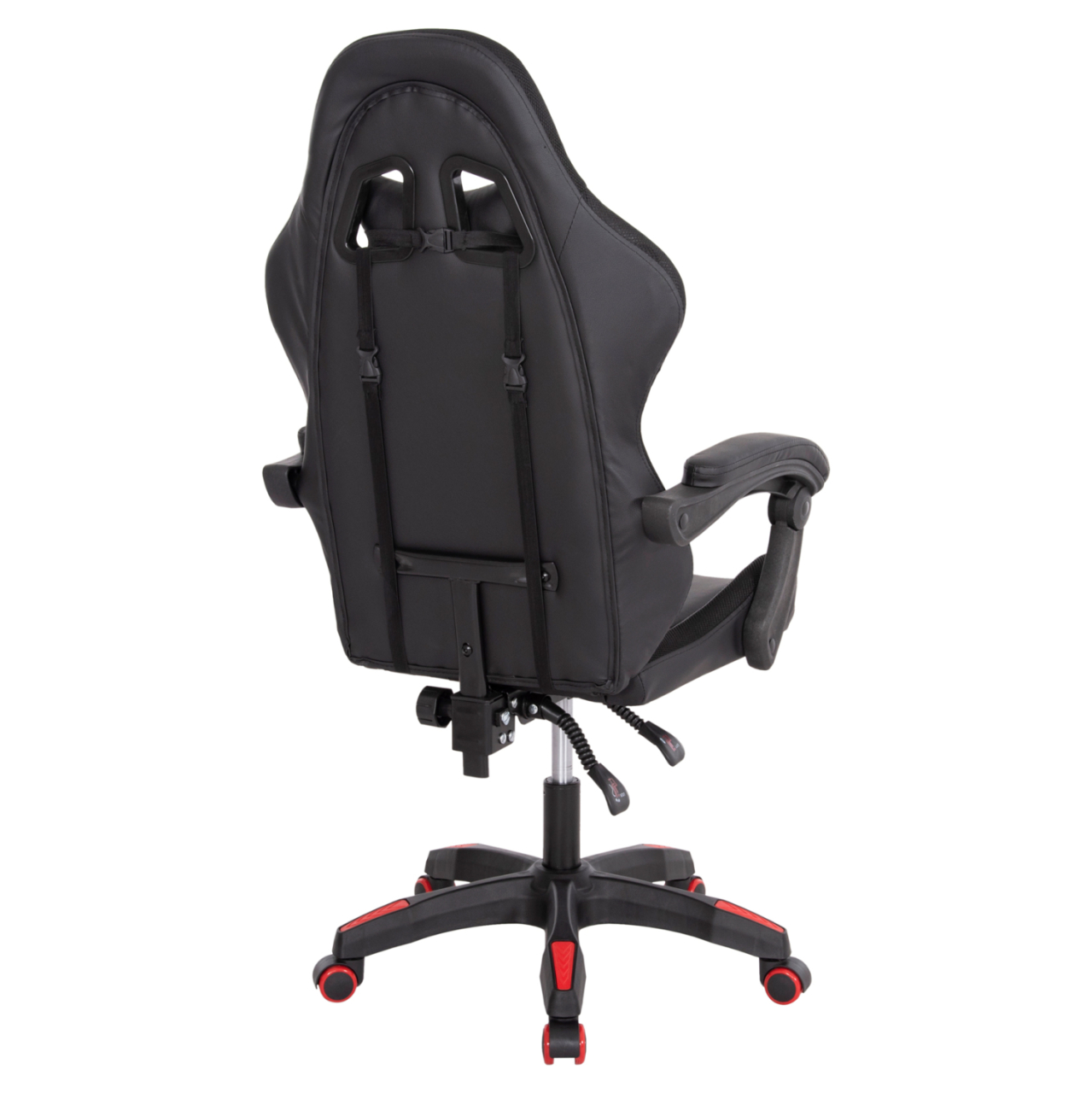 GAMING ARMCHAIR DARREN HM1203.01 BLACK-RED PVC 58.5x100x120Hcm. [5]