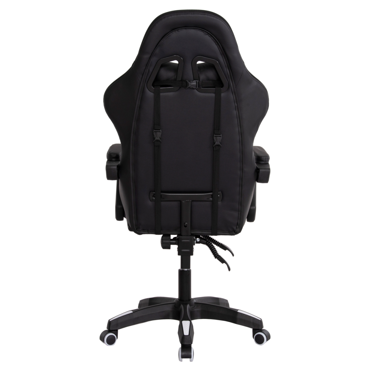 GAMING ARMCHAIR DARREN HM1203.04 BLACK-WHITE PVC 58.5x100x120Hcm. [6]