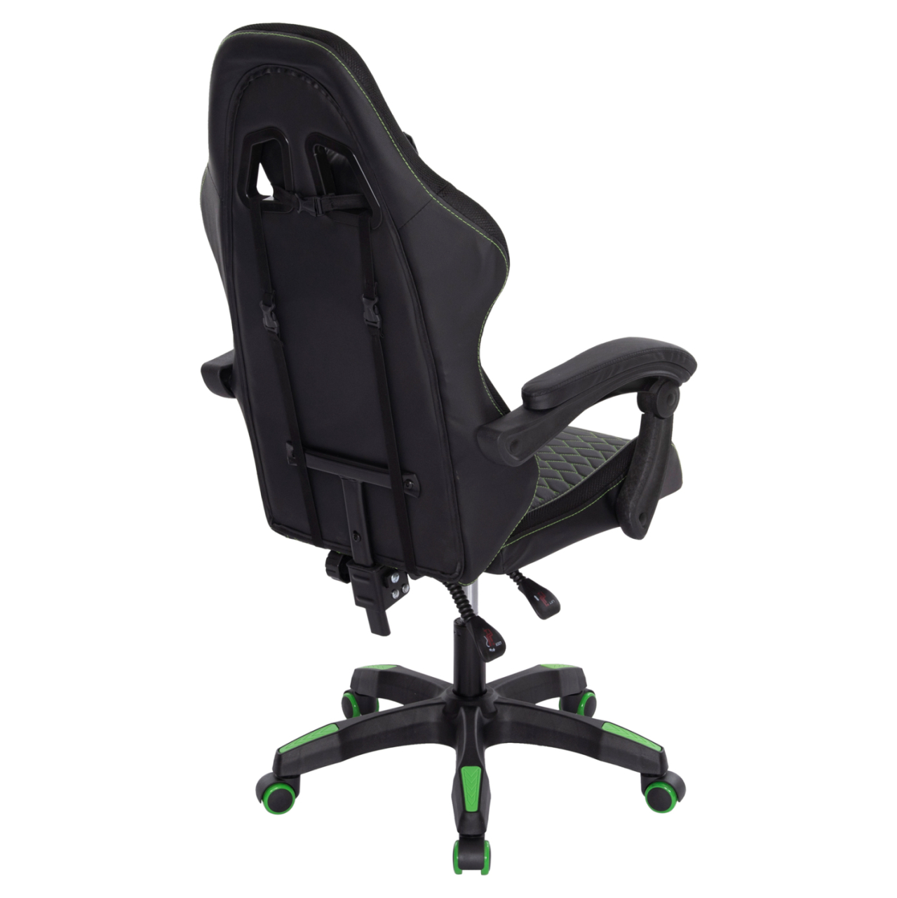 GAMING ARMCHAIR LOOT HM1204 BLACK-GREEN PVC 60x60x120Hcm. [6]