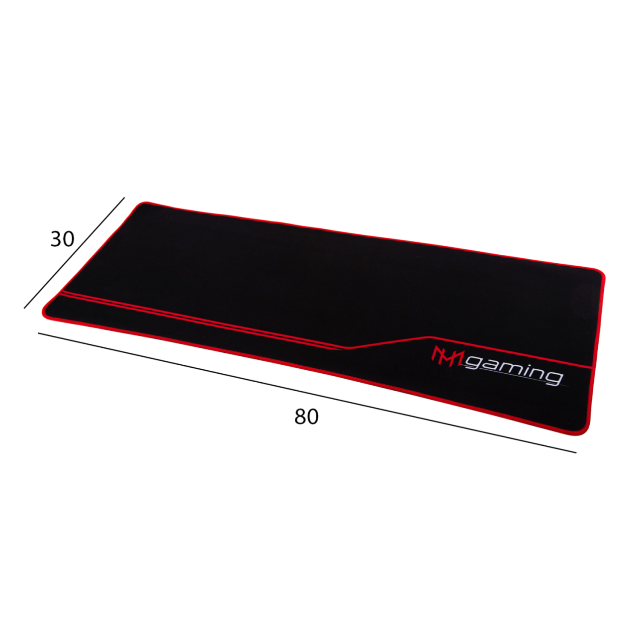 GAMING MOUSEPAD HM8785 SOFT FABRIC IN BLACK COLOR [2]