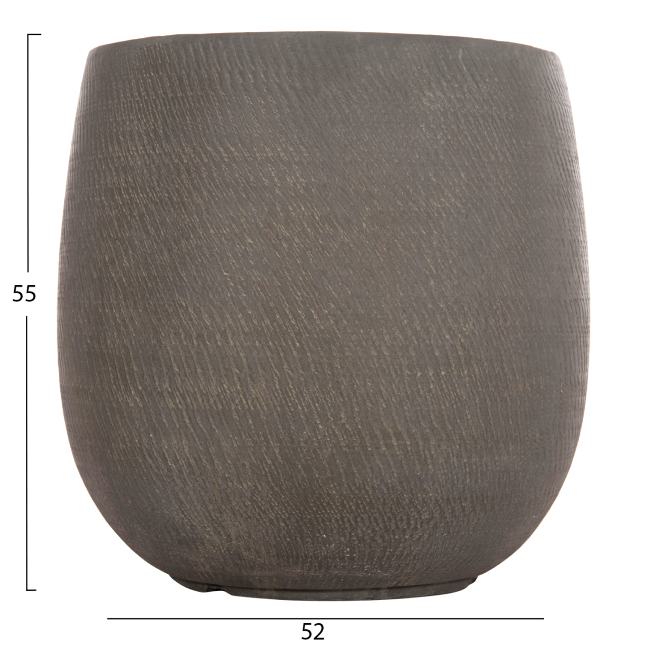 GARDEN PLANTERS ROUND SET 4PCS SERIES GARDENER HM4726 FIBERCLAY GREEN Φ52x55Hcm. [3]