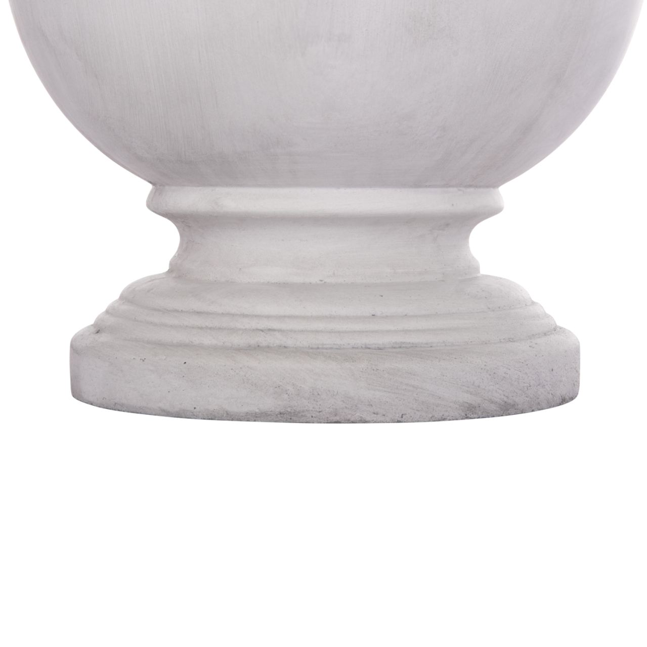 GARDEN PLANTERS WITH RELIEF DESIGNS SET 3PCS GARDENER HM4729 FIBERCLAY IN OFF WHITE Φ58x72.5Hcm. [10]