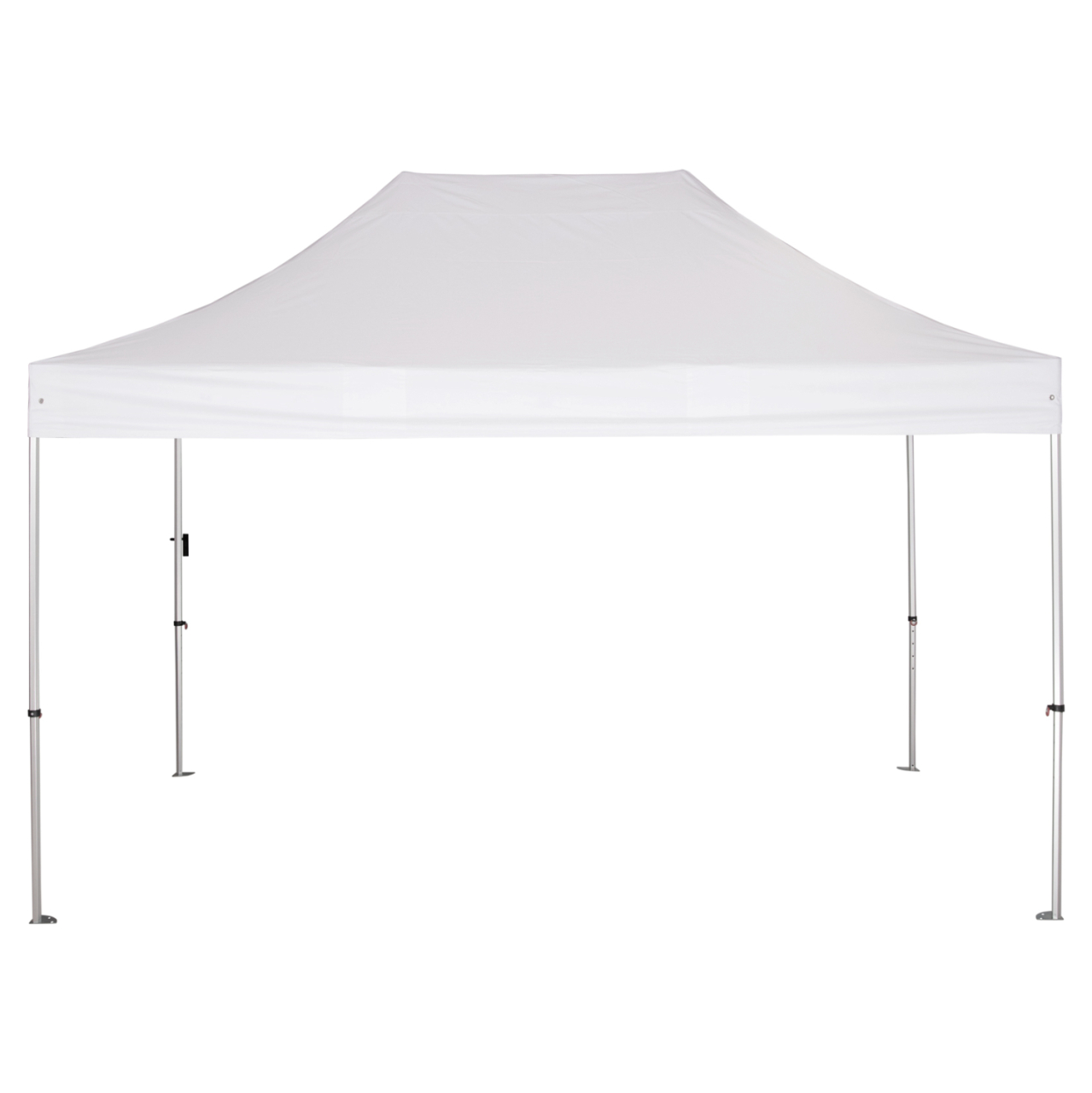 GAZEBO HEAVY-DUTY CRESSEN HM6306 FOLDABLE-ALUMINUM SILVER FRAME-WHITE SHADES 3x4,5x3,4Hm [3]