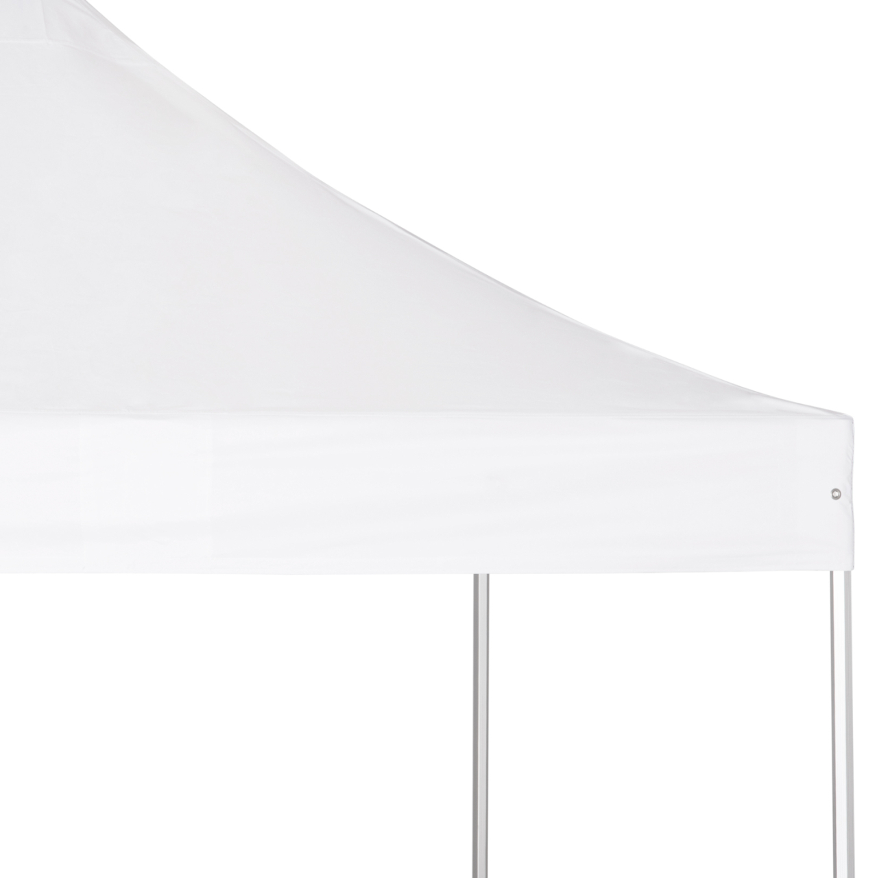 GAZEBO HEAVY-DUTY CRESSEN HM6307 FOLDABLE-ALUMINUM SILVER FRAME-WHITE SHADES 3x6x3,4Hm [4]