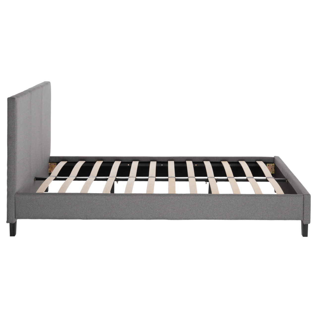 GRAY FABRIC BED HM553.11 FOR MATTRESS 150x200 EK. [5]