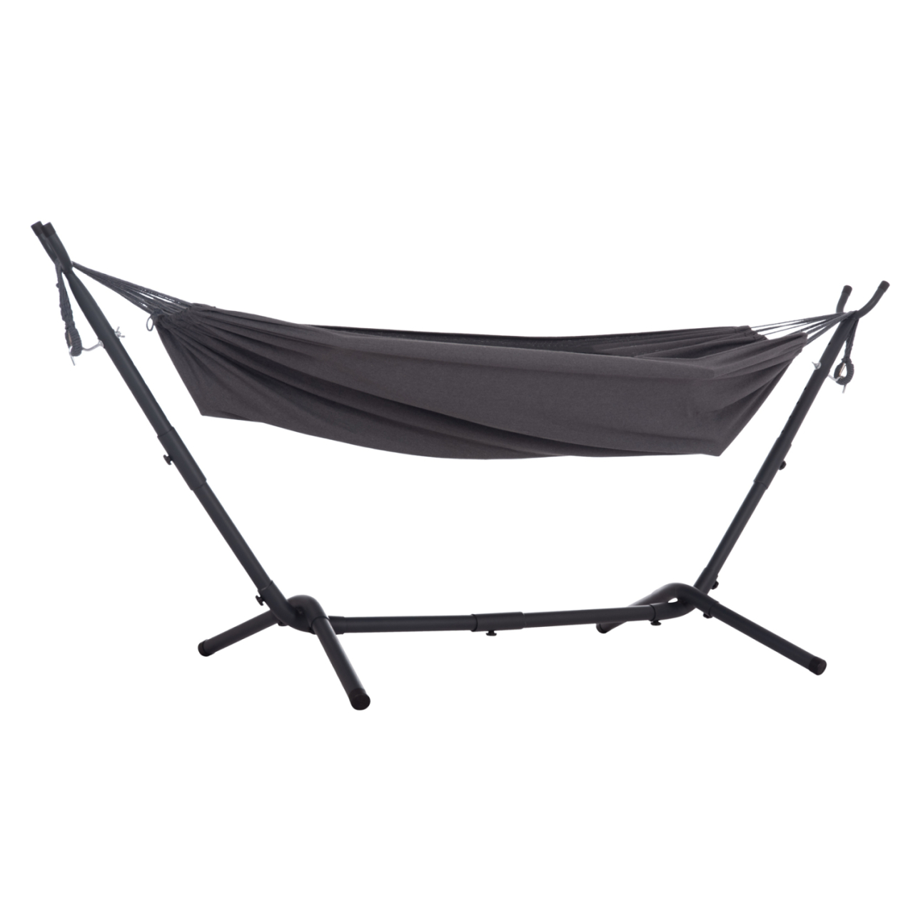 HAMMOCK CRAVE HM6304.01 ANTHRACITE METAL FRAME-DARK GREY FABRIC 265x93x105Hcm. [8]