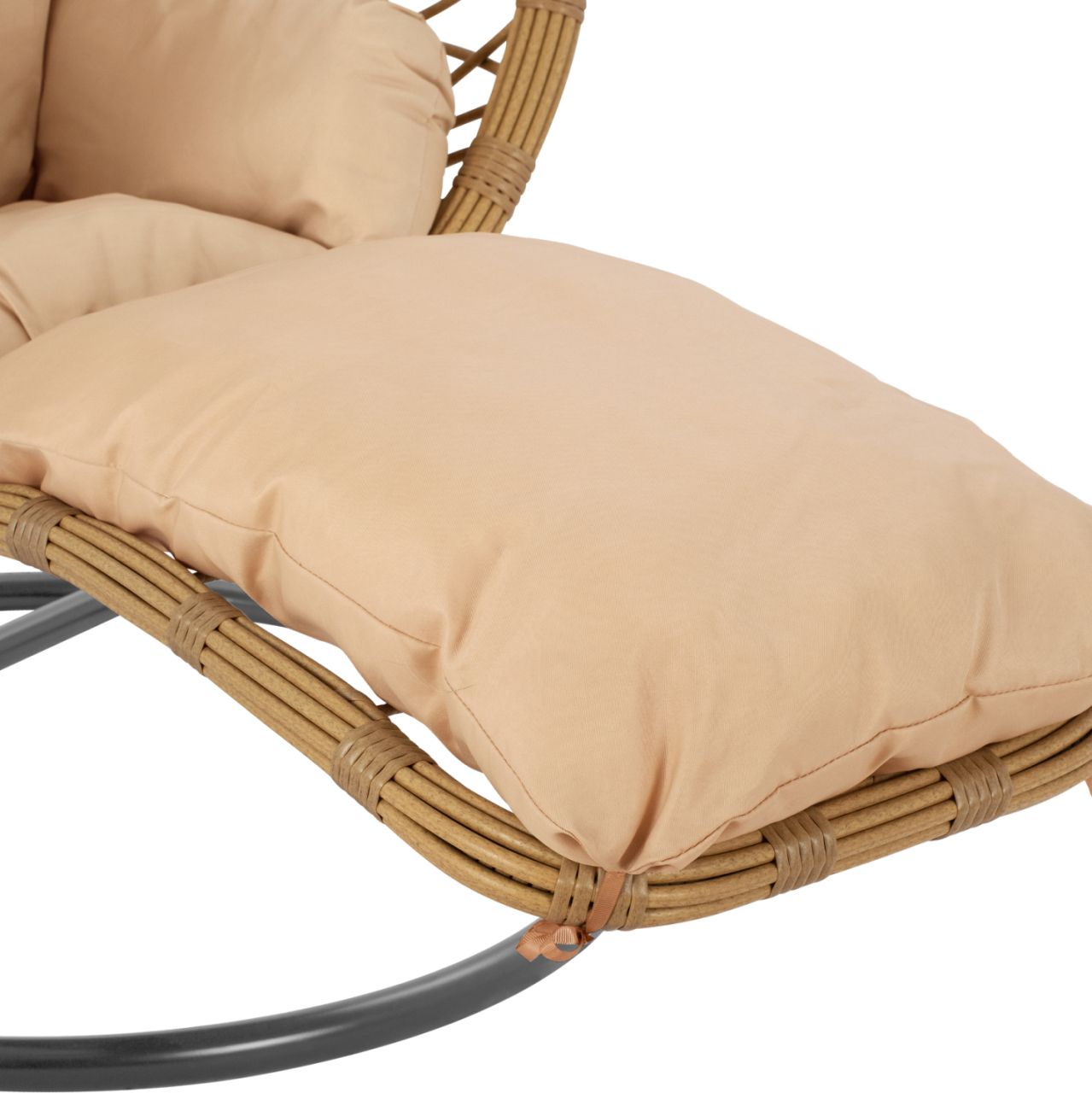 Hanging Armchair Nest Dark Grey - Beige with pillow HM5755.01 105''x195cm [9]