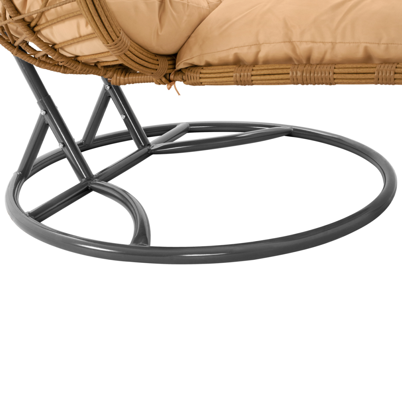 Hanging Double armchair nest Grey-Beige with pillow HM5754.01 120'x200 cm [10]