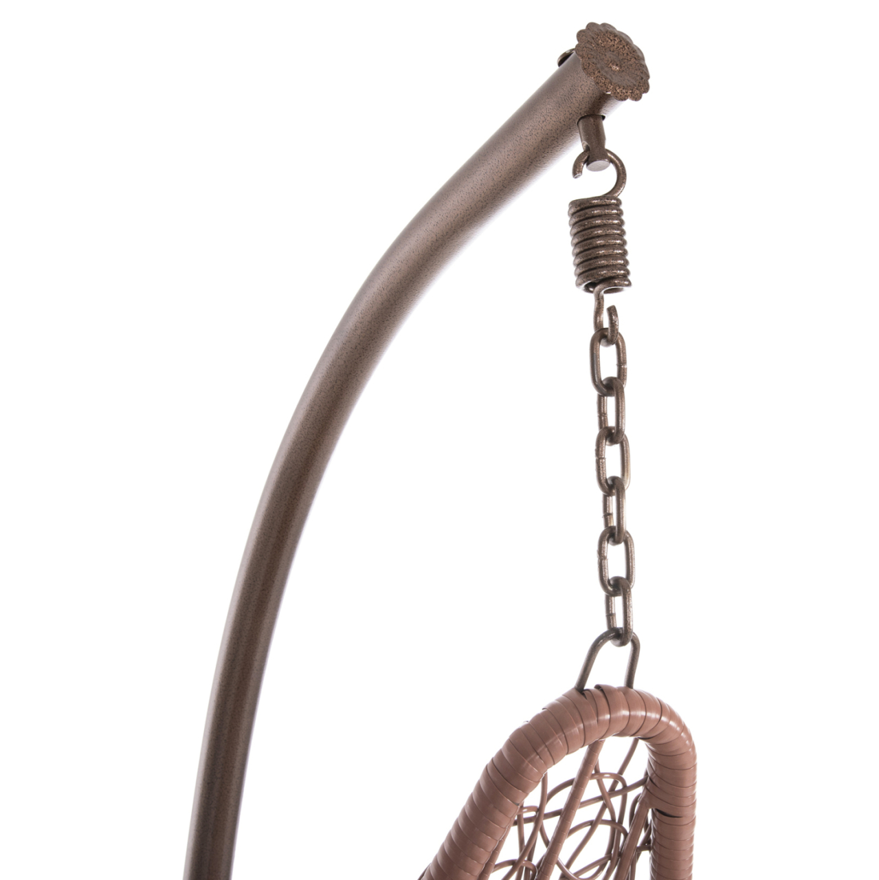 HANGING NEST MILLIE HM5996.05 METAL IN BROWN-SYNTHETIC RATTAN IN BROWN Φ95x195Hcm. [9]