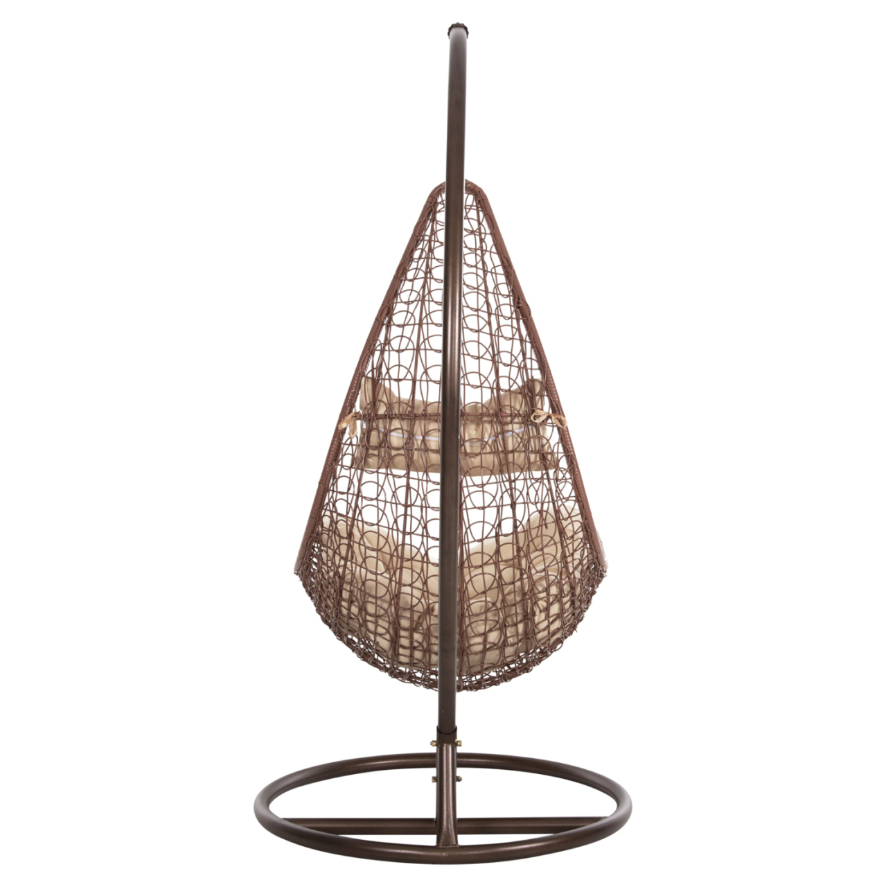 HANGING NEST MILLIE HM5996.05 METAL IN BROWN-SYNTHETIC RATTAN IN BROWN Φ95x195Hcm. [6]