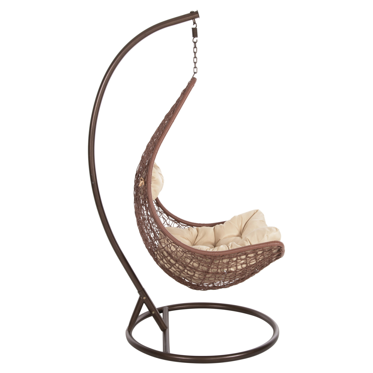 HANGING NEST MILLIE HM5996.05 METAL IN BROWN-SYNTHETIC RATTAN IN BROWN Φ95x195Hcm. [4]