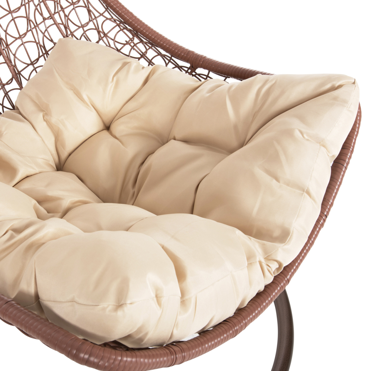 HANGING NEST MILLIE HM5996.05 METAL IN BROWN-SYNTHETIC RATTAN IN BROWN Φ95x195Hcm. [8]
