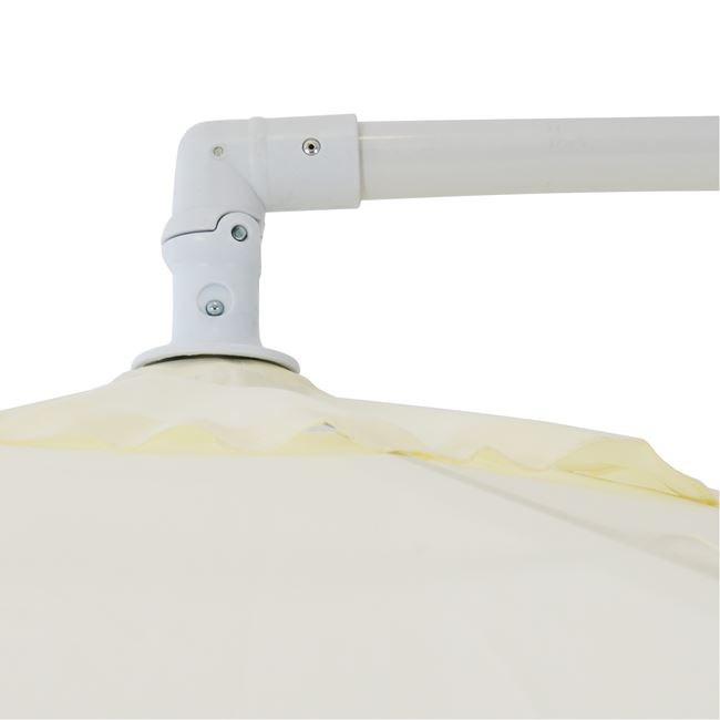 Hanging Umbrella D300x237cm. Rounded with 4 legs at the base HM6008 [5]