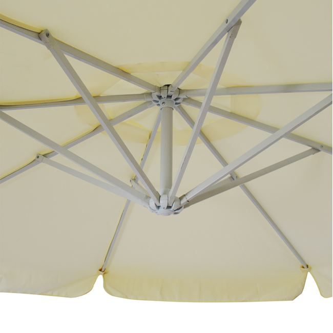 Hanging Umbrella D300x237cm. Rounded with 4 legs at the base HM6008 [4]