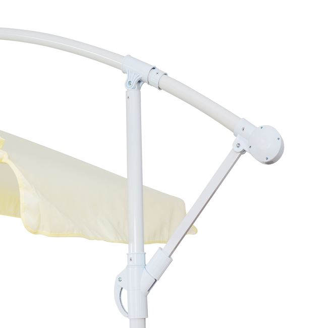 Hanging Umbrella D300x237cm. Rounded with 4 legs at the base HM6008 [6]