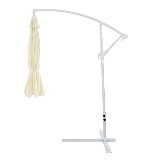 Hanging Umbrella D300x237cm. Rounded with 4 legs at the base HM6008 [2]