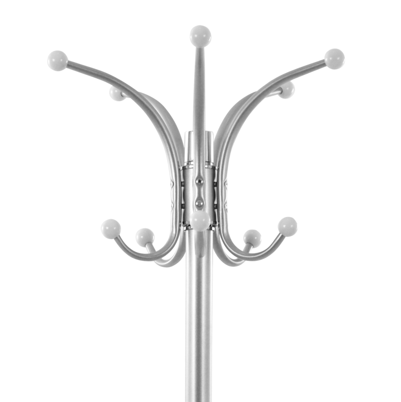 Hat/Coat Stand Metallic HM0038.40 rotating silver with marble ''37x170cm [2]