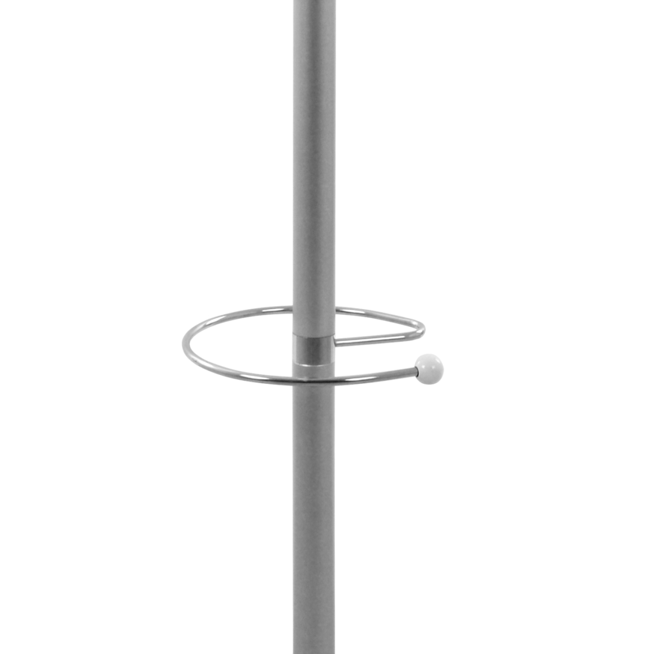 Hat/Coat Stand Metallic HM0038.40 rotating silver with marble ''37x170cm [3]